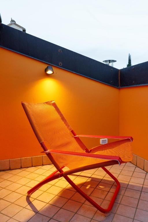 Sitzplatz auf der Dachterrasse
